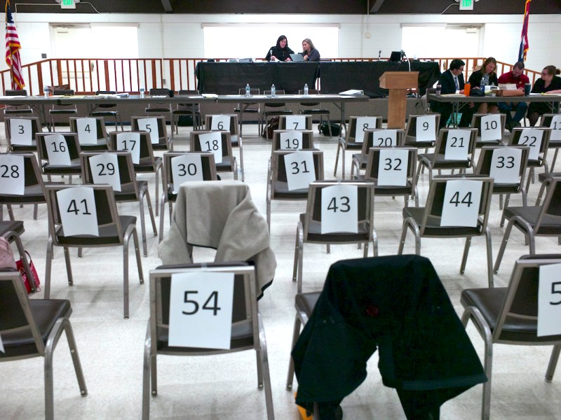 Corner crossing jury empaneled, opening arguments delivered